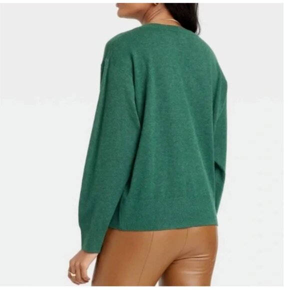 A New Day Women's V-Neck Fine Gauge Pullover Sweater M - Picture 3 of 5